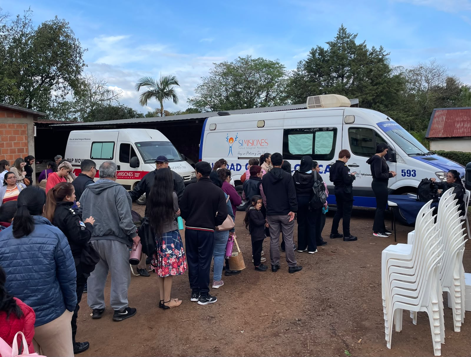 Más de 80 mujeres accedieron a 250 prestaciones de salud en un operativo destinado a la familia policial 2
